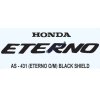 Graphics Sticker Set For Honda Eterno | Old Model | Black Sticker | Both Sides