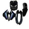 Black & Blue Full Body Kit For Bajaj Ct 100 Ui31