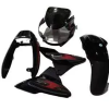 Black & Red Full Body Kit For Bajaj Discover 135cc Ui25