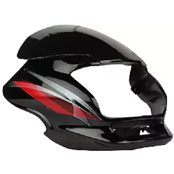 Headlight Visor For Motocorp Super Splendor Black & Red Uf113a – Indian ...