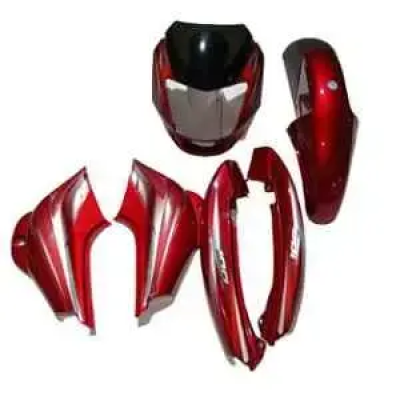 Red Full Body Kit For Bajaj Ct 100 Ui28