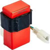Uno Minda Cd-1004 Cdi - Red Case, 5 Pin White & 2 Pin Wire White Coupler For-bajaj-c-100/ Platina 100/ Discover 112