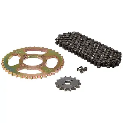 Uno Minda Ch-2010 Chain Sprocket Kit R428 Size-114l/14t/40t(4h) For Tvs Jive/star City + 110 Cc