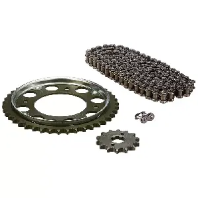 Uno Minda Ch-4008 Chain Sprocket Kit R428h Size-118l/14t/43t(4h) For Honda Stunner Cbf 125