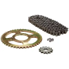 Uno Minda Ch-5009 Chain Sprocket Kit R428 Size-108l/14t/44t(4h) For Hero Passion Plus