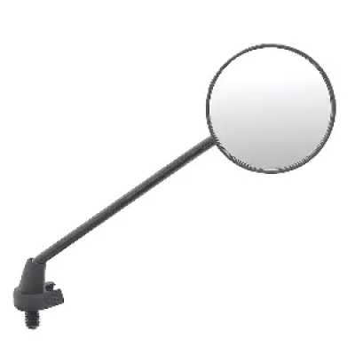Uno Minda Rv-1000 Rear View Mirror Shatterproof Glass For Bajaj Chetak (black)