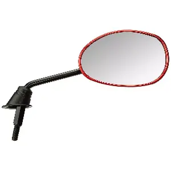 Uno Minda Rv2010rred Shatterproof Rear View Mirror Red For Tvs