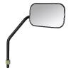 Uno Minda Rv-3000 Rear View Mirror Shatterproof Glass Honda Kinetic (black)