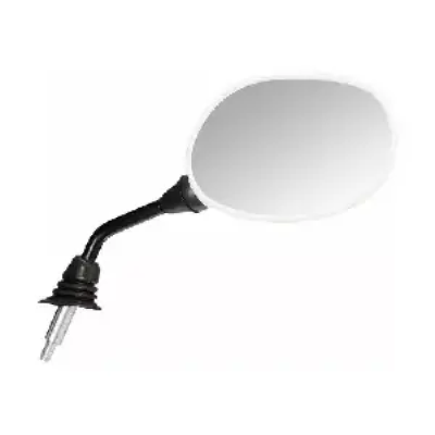 Uno Minda Rv-5013lh-wht  shatterproof Rear View Mirror White  for Hero Pleasure