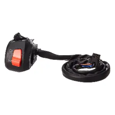 Uno Minda Sw-0640s-m01 Handle Bar Switch Self Start 9 Pin Black Coupler for-yamaha-fz-16 / Fazer-n/m