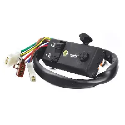 Uno Minda Sw-0652 Handle Bar Switch With Wire (3 Coupler) For-piaggio-3w - Piaggio Ape 3 Wheeler