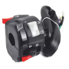 Uno Minda Sw-0659d Handle Bar Switch- Left Side - With 2 Coupler & 2 Clip Terminals - Self Start For-hero-karizma (2003-12)