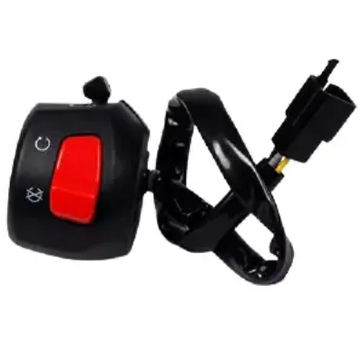 Uno Minda Sw-0666ad Handle Bar Switch Kick Start With Wire Coupler For-suzuki-zeus