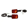 Uno Minda Td-5017al Amber Lens Blinker Lamp Assembly Rear Lh For Hero Cd-100ss (set Of 2 Pcs)