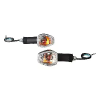 Uno Minda Td-5038cr Natural Lens Blinker Lamp Assembly Rear Rh For Hero Glamour (set Of 2 Pcs)