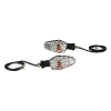 Uno Minda Td-5055a Natural Lens Blinker Lamp Assembly Rear Lh/rh For Tvs Phoenix (set Of 2 Pcs)