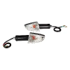 Uno Minda Td-5059 Natural Lens Blinker Lamp Assembly Front Lh/rh For Hero Splendor I-smart (set Of 2 Pcs)