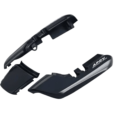 Tail Panels Set Black (gray Stk) Sai Splendor Pro - Genuine