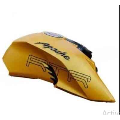 Cover Fuel Tank Outer Right Side Summer Yellow For Apache Rtr 200 4v Efi | Tvs