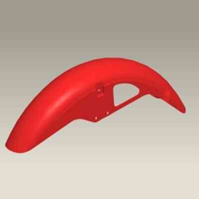 Fender Comp Front Hp Candy Red For Splendor+ | Hero