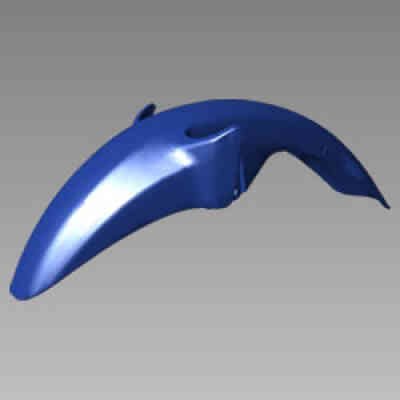 Front Fender Vibrant Blue Me For Super Splendor | Hero