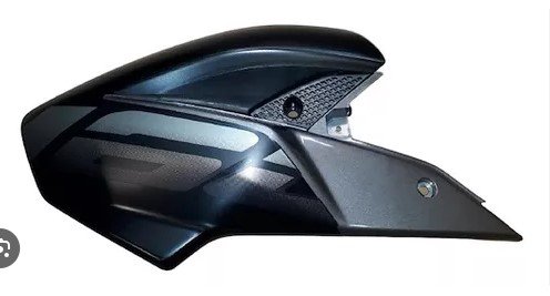Fuel Tank Cover Left Satin Black & Pewter Grey For Pulsar Ns160 |bajaj