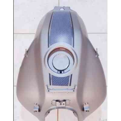 Fuel Tank Titanium Grey Complete For Apache Rtr 160 2v |tvs