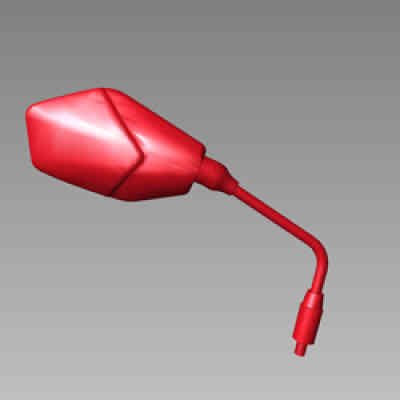 Mirror Assy Right Hand Back Sports Red For Ignitor | Hero