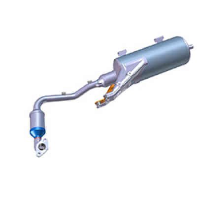 Muffler (silencer) Complete For Pleasure + 110 | Pleasure Xtec | Hero