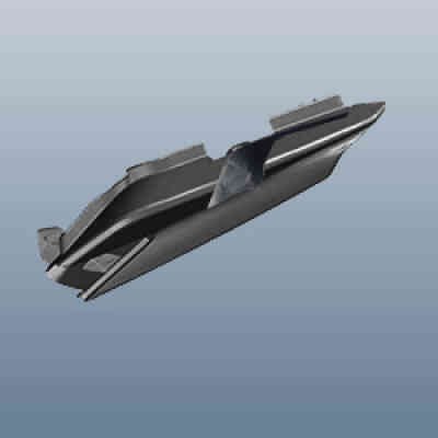 Set Cowl Left Side Black For Xtreme 125 | Hero