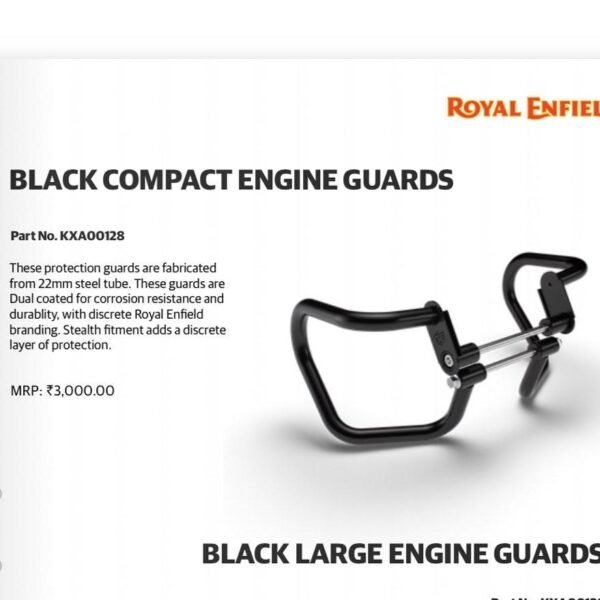 Black Compact Engine Guards (Hunter)