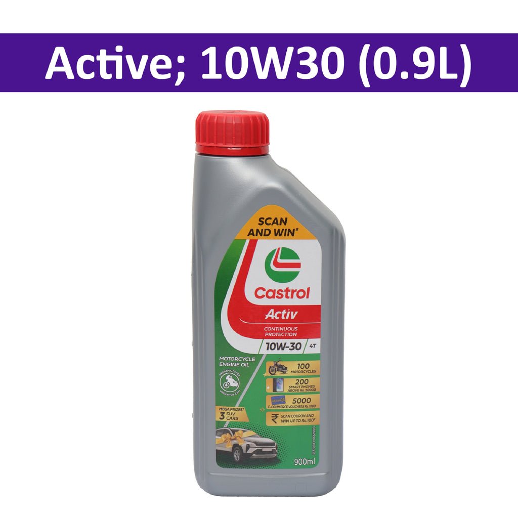 Castrol Active 10w30 900 Ml - Indian Bikes Spares