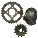 CT110 X Bajaj Chain Sprocket Kit Bajaj Genuine Parts - 2wheelerspares