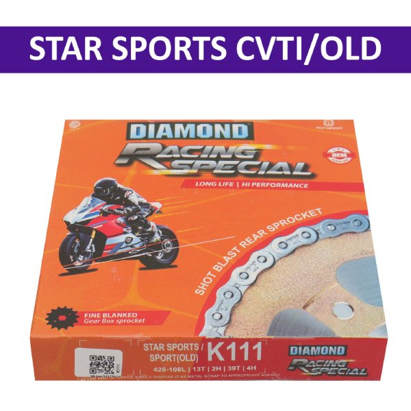 Diamond Chain Kit for Star Sport, Star Sport CVTI, Star Sport Old