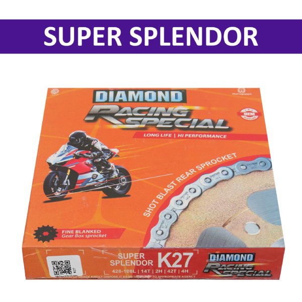 Diamond Chain Kit for Super Splendor