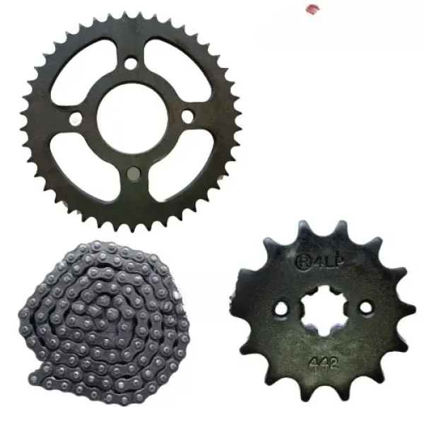 Discover 100T Chain Sprocket Kit Rolon Genuine Parts - 2wheelerspares