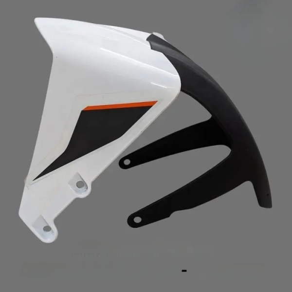 FRONT FENDER RC WHITE WITH DECAL - 52JY2219 + JY181408