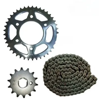 FZ V3 Double Disc Yamaha Chain Sprocket Kit (Version 3) Yamaha Genuine Parts - 2wheelerspares