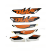 JU233040 - Duke 200 BS3 Complete Sticker Kit Original ktm box