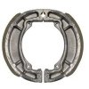NIKAVI BSS08 Brake Shoe Set Compatible for Bajaj 4S (F & R) / Boxer at (Rear) / Boxer CT (Rear) / Platina (Rear) / CT 100 (Rear) / Bajaj M 80 (Rear)+NKVKC