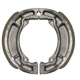 NIKAVI BSS08 Brake Shoe Set Compatible for Bajaj 4S (F & R) / Boxer at (Rear) / Boxer CT (Rear) / Platina (Rear) / CT 100 (Rear) / Bajaj M 80 (Rear)+NKVKC