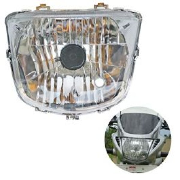 NIKAVI HLAS05 Headlight Assembly Compatible for Hero Glamour Old Model