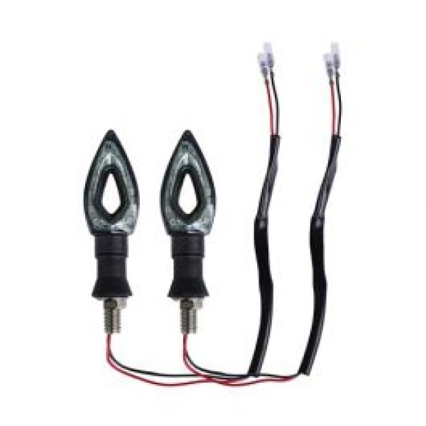 NIKAVI LEBK01 Universal Motorcycle LED Indicator Blinker (Set of 2)