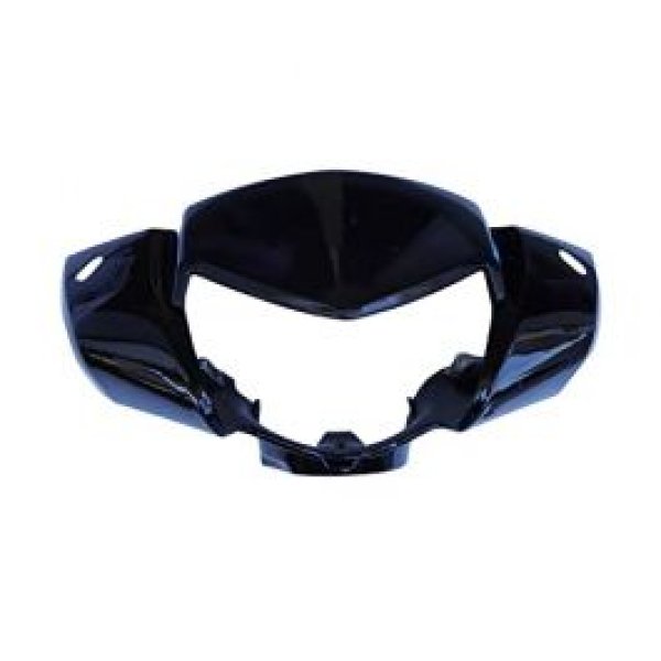NIKAVI N1009 Head Light Visor Mask Compatible for Honda Activa 125Cc Black