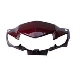 NIKAVI N1028A Head Light Visor Mask Compatible for Honda Activa 6GW. Red