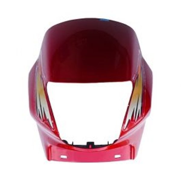 NIKAVI N511B Head Light Mask Compatible Compatible for Hero Passion O/M Red