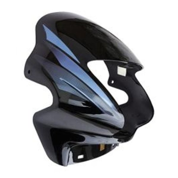 NIKAVI N513 Head Light Mask Compatible Compatible for Hero Passion Plus A/W Bk-Blue