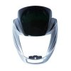 NIKAVI N515D Head Light Mask Compatible Compatible for Hero Passion Pro New Model(Digi) Silver