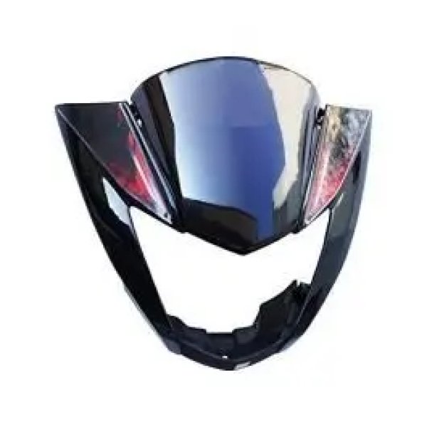 NIKAVI N530A Head Light Mask Compatible Compatible for Hero Glamour FI(T-7) Bk-Red