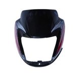 NIKAVI N538A Head Light Mask Compatible Compatible for Hero Passion Pro 2016 Bk-Red